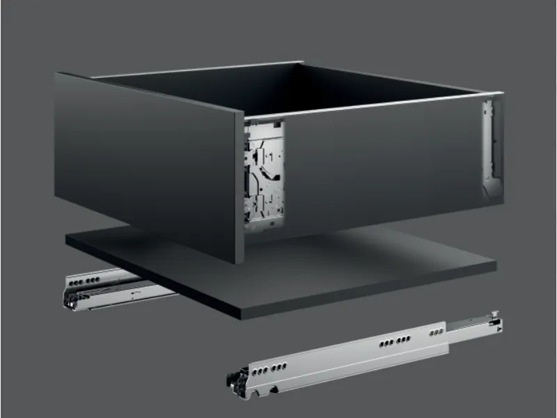 Cajón Hettich InnoTech Atira en color antracita