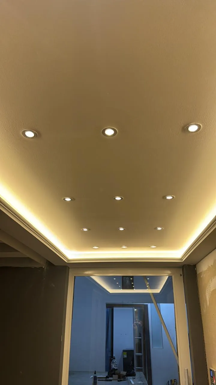 Cielos rasos — trabajo terminado en Manizales