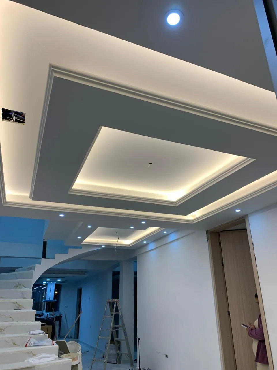Cielos rasos — trabajo terminado en Manizales