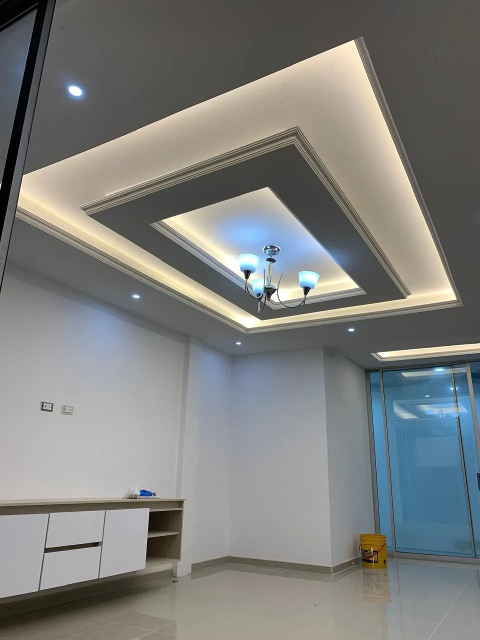 Cielos rasos — trabajo terminado en Manizales