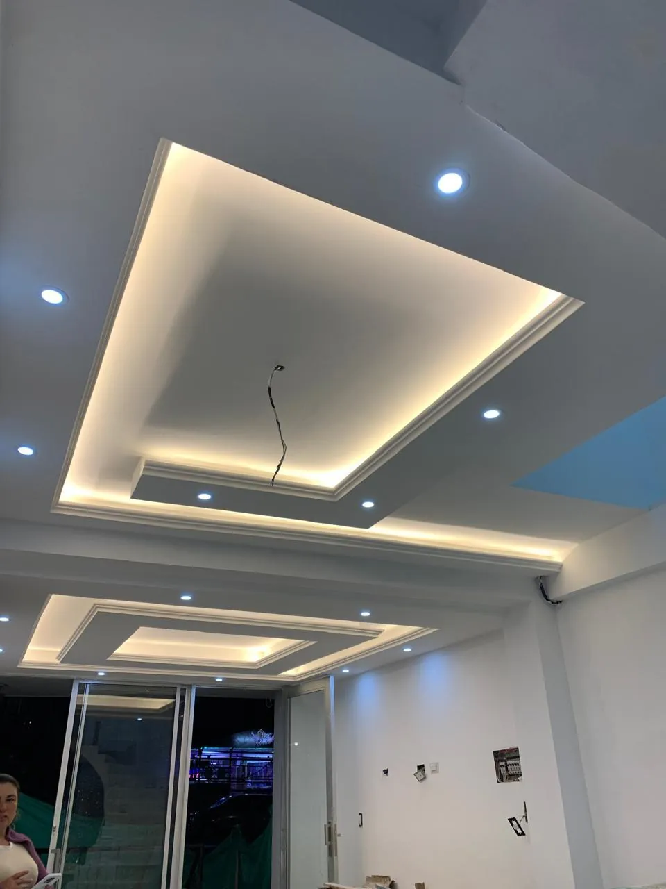 Cielos rasos — trabajo terminado en Manizales