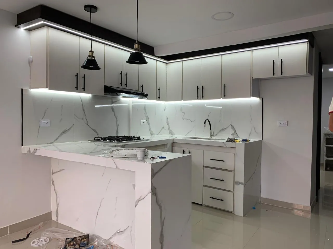 Cocinas integrales — trabajo terminado